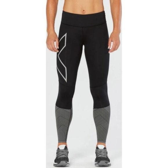 NWT Women's 2xu Advanced Reflectivity Compression Tights - Compression Leggings - Picture 11 of 11